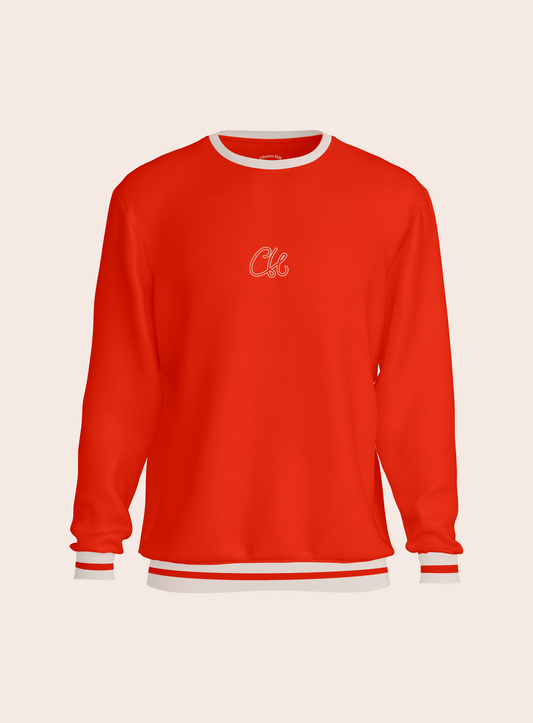 CH Red/Cream Sweater