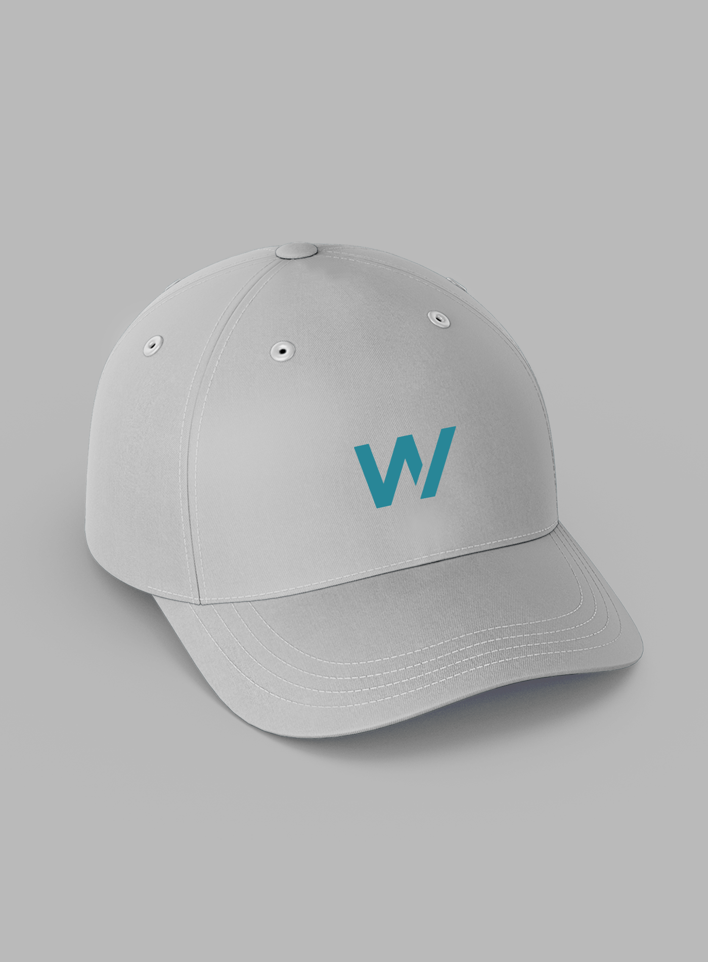 FIDI West Blue W Graphic White Cap