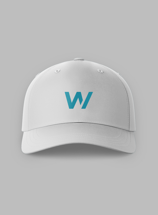 FIDI West Blue W Graphic White Cap