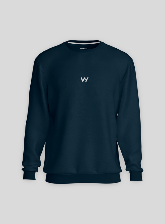 FIDI West W Graphic Navy Sweater