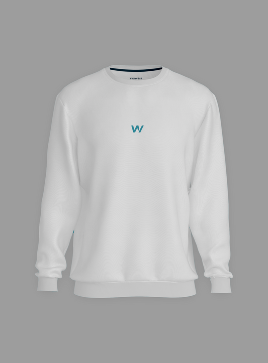 FIDI West W Graphic White Sweater