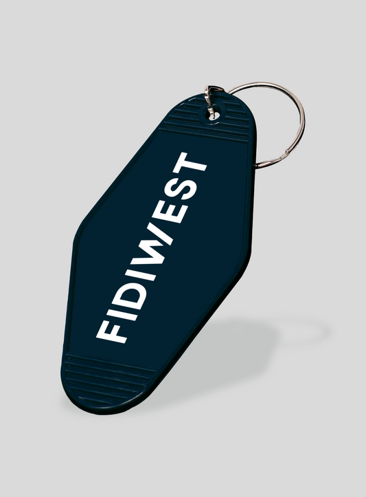 FIDI West Navy Keychain