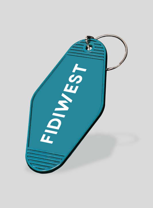 FIDI West Blue Keychain