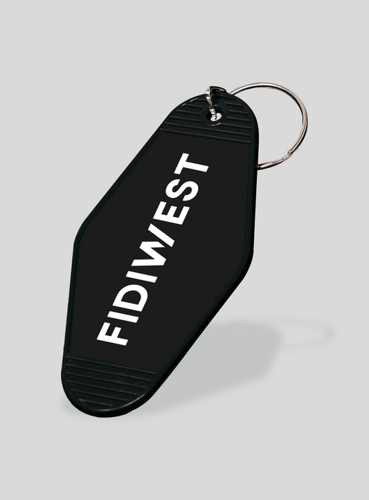 FIDI West Black Keychain