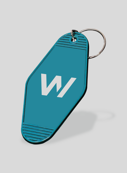 FIDI West W Graphic Blue Keychain