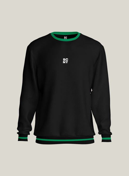 South Cove NYC Black/Green Sweater
