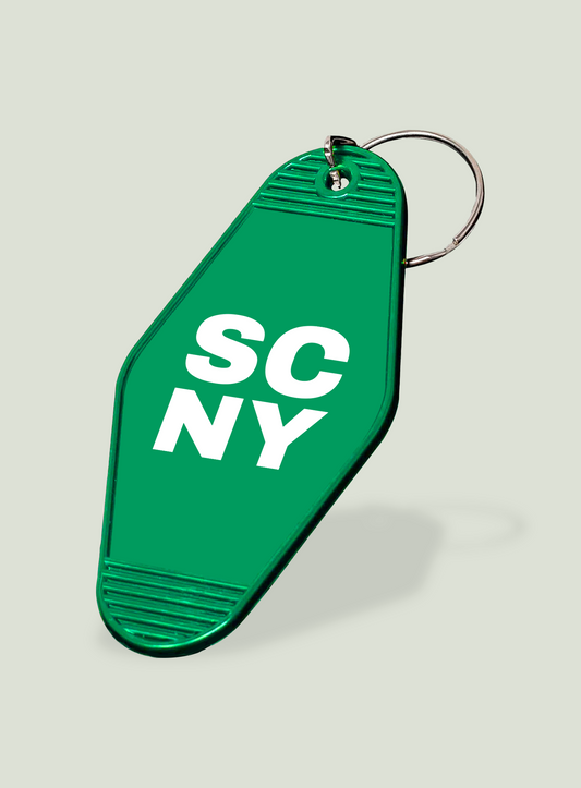 South Cove NYC Green/White Keychain