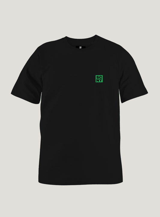 South Cove NYC Black T-Shirt with Green Logo