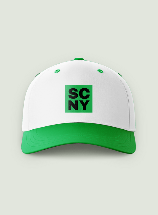South Cove NYC White/Green Cap