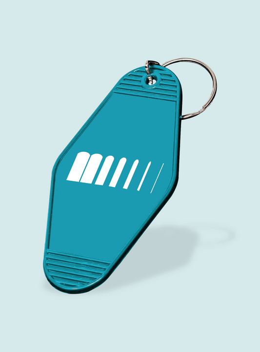 Sathorn BKK Blue Graphic Keychain