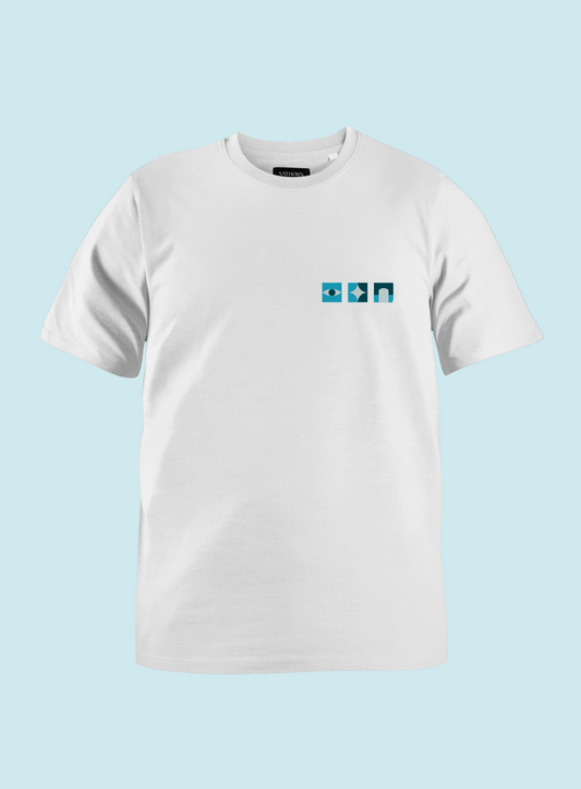 Sathorn BKK White Graphic T-Shirt